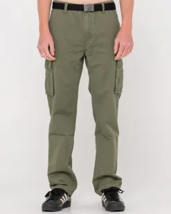 Clearance Manila Straight Fit Cargo Pant Mens Pants