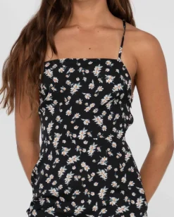 Flash Sale Marley Floral Printed Open Back Mini Dress Womens Mini Dresses