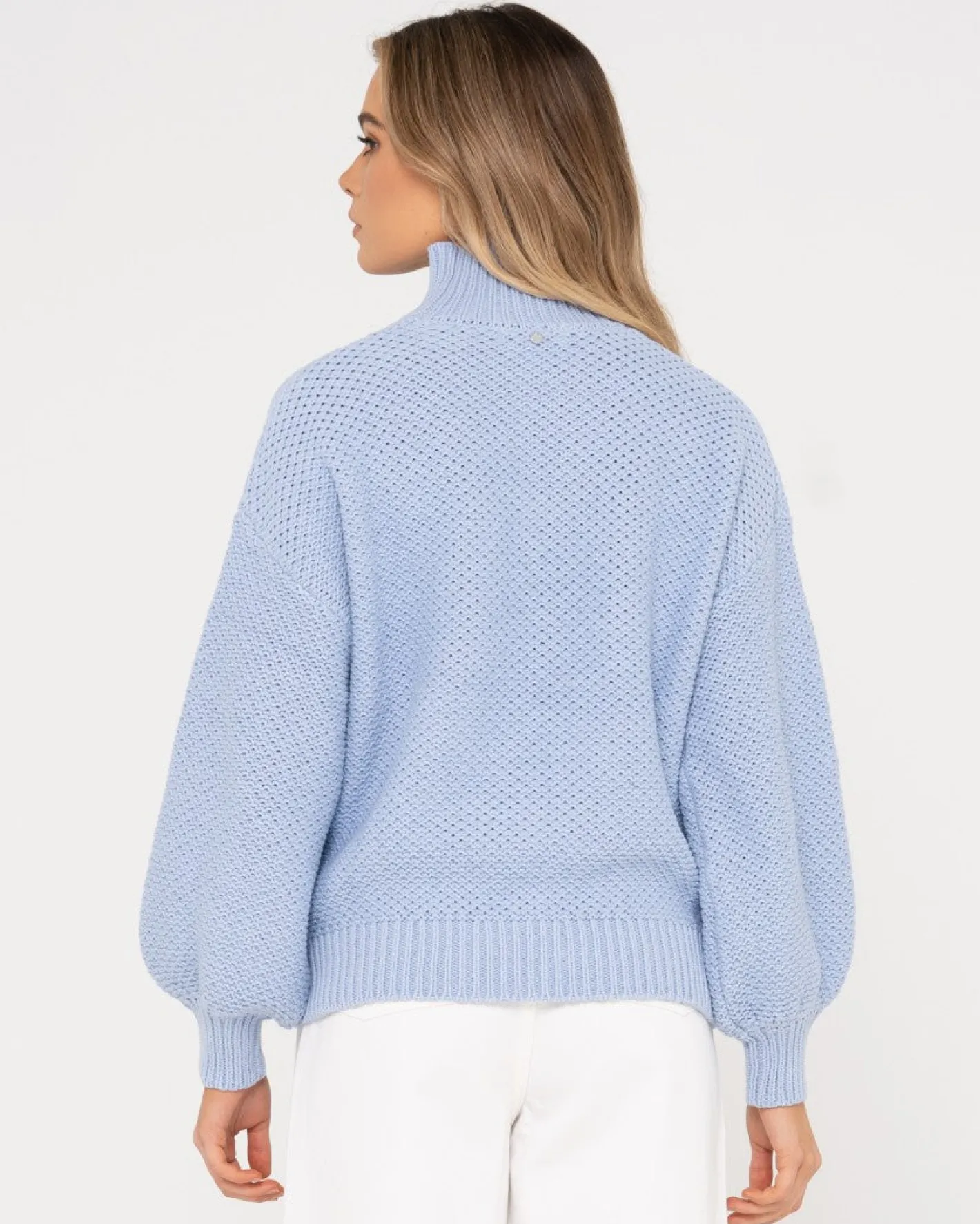 Hot Marlow Relaxed Chunky Mock Neck Knit Womens Knitwear