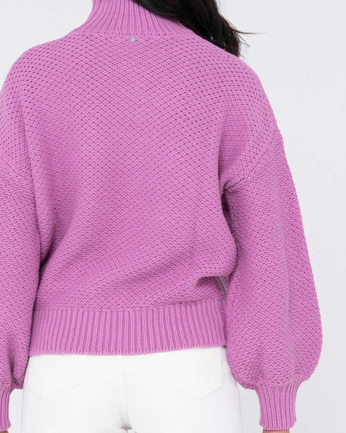 Sale Marlow Relaxed Chunky Mock Neck Knit Womens Knitwear
