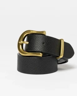 Cheap Mary High Waisted Leather Belt Womens Belts