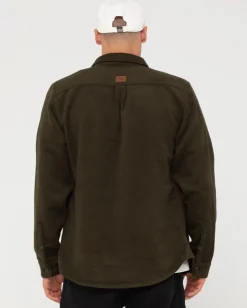 Outlet Melton Workwear Long Sleeve Shirt Mens Shirts