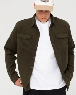 Outlet Melton Workwear Long Sleeve Shirt Mens Shirts