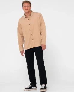 Best Micro Lite Cord Long Sleeve Shirt Mens Shirts