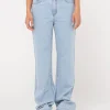 Best Sale Mid Rise Straight Leg Jean Womens Denim
