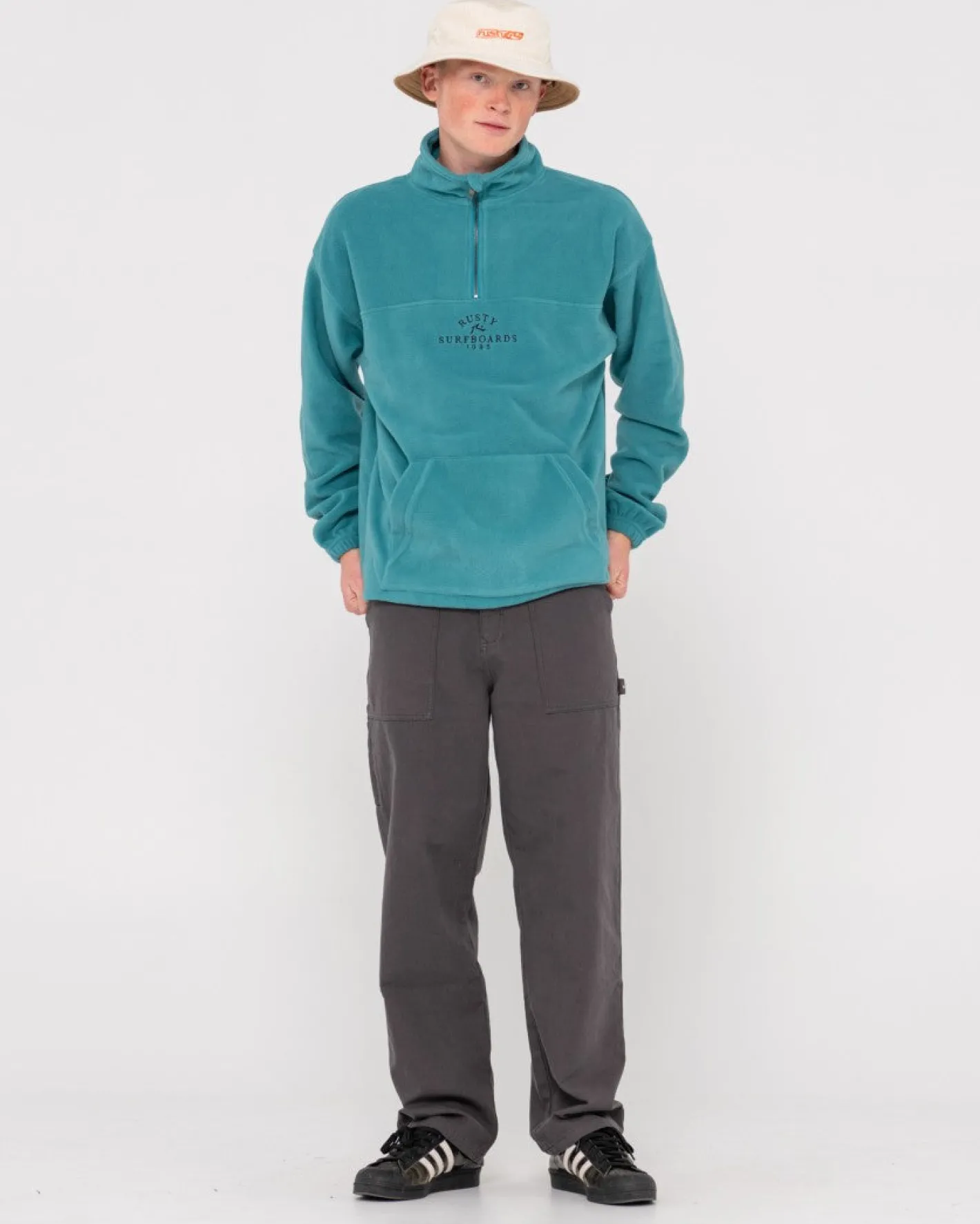 Online Middle Section Crew Polar Fleece Mens Hoodies & Fleece