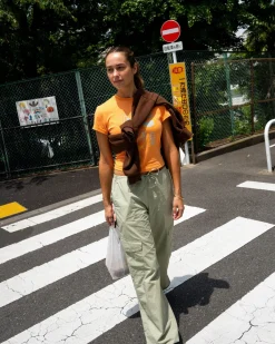 Hot Milly Low Rise Baggy Fit Cargo Pant Womens Pants