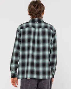 Outlet Neon Dreams Relaxed Plaid Shirt Mens Shirts