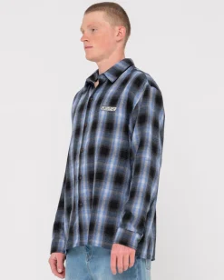 Clearance Neon Dreams Relaxed Plaid Shirt Mens Shirts
