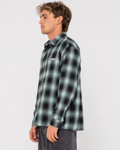 Outlet Neon Dreams Relaxed Plaid Shirt Mens Shirts
