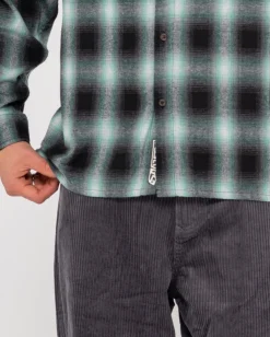 Outlet Neon Dreams Relaxed Plaid Shirt Mens Shirts
