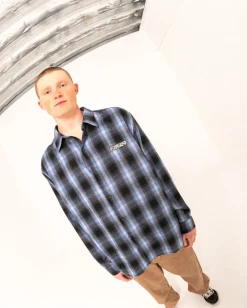 Clearance Neon Dreams Relaxed Plaid Shirt Mens Shirts