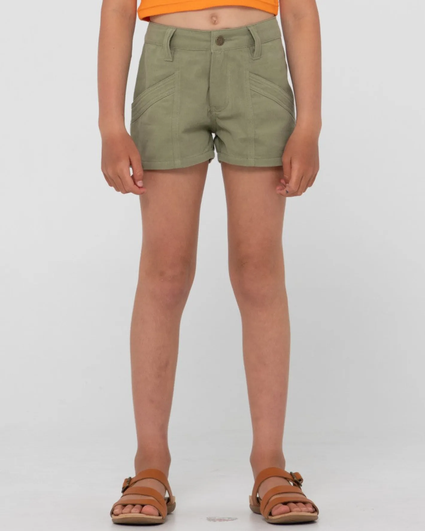 Flash Sale New Look Mid Rise Carpenter Short Girls Kids Bottoms