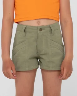 Flash Sale New Look Mid Rise Carpenter Short Girls Kids Bottoms
