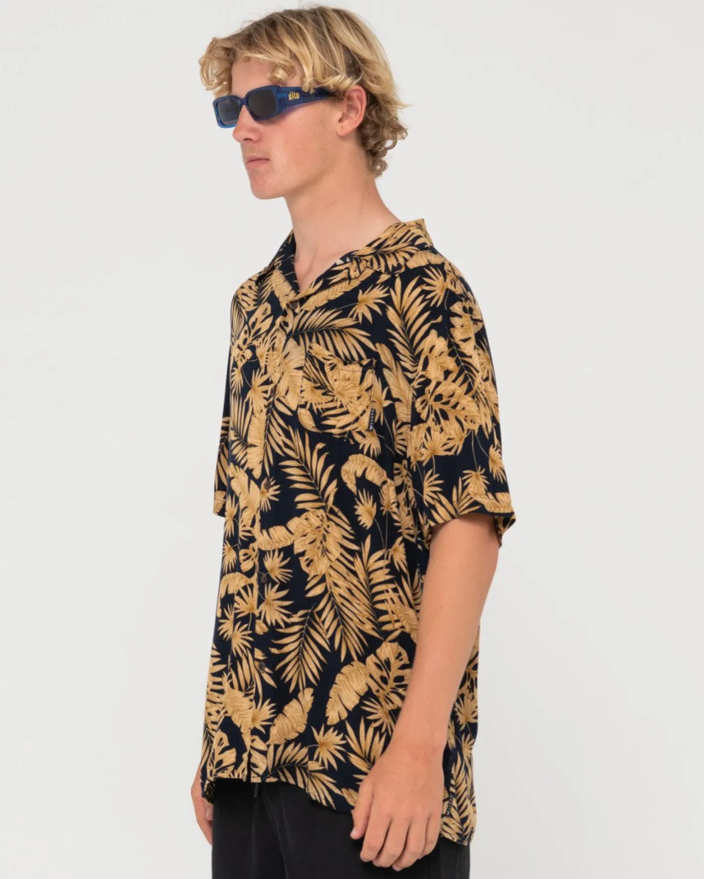 Flash Sale Night Swim Short Sleeve Printed Shirt Mens Shirts