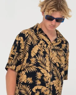 Flash Sale Night Swim Short Sleeve Printed Shirt Mens Shirts