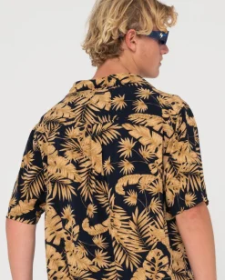Flash Sale Night Swim Short Sleeve Printed Shirt Mens Shirts