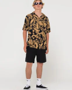 Flash Sale Night Swim Short Sleeve Printed Shirt Mens Shirts