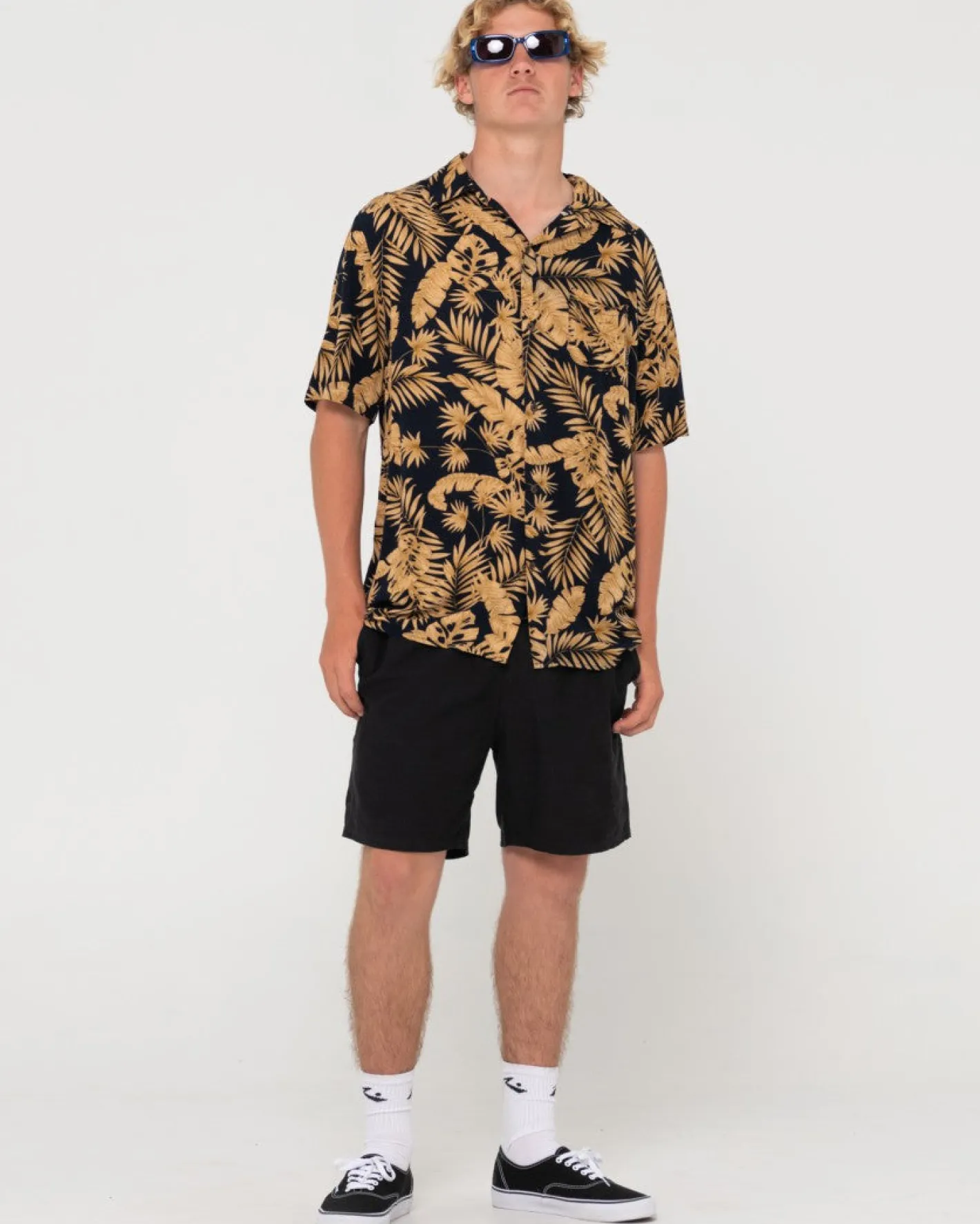 Flash Sale Night Swim Short Sleeve Printed Shirt Mens Shirts