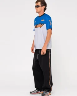 Store Nine O Clock Nac Printed Moto Jersey Mens Tees