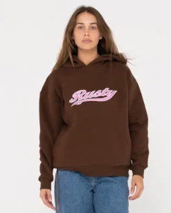 Cheap Norty Graphic Oversize Hooded Fleece Womens Hoodies & Fleece