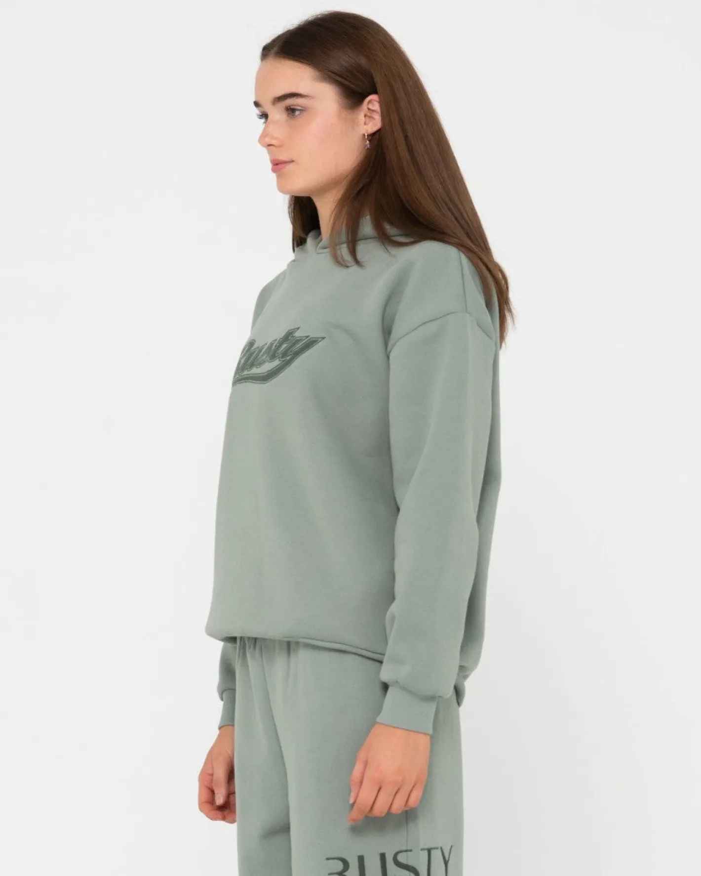 New Norty Graphic Oversize Hooded Fleece Womens Hoodies & Fleece