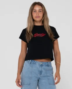 Best Sale Norty Short Sleeve Graphic Baby Tee Womens Tees & Tanks