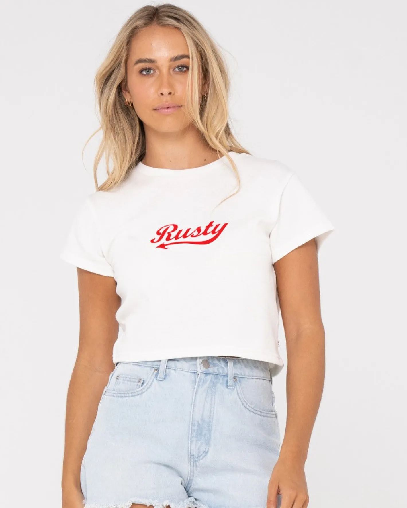 Fashion Norty Short Sleeve Graphic Baby Tee Womens Tees & Tanks