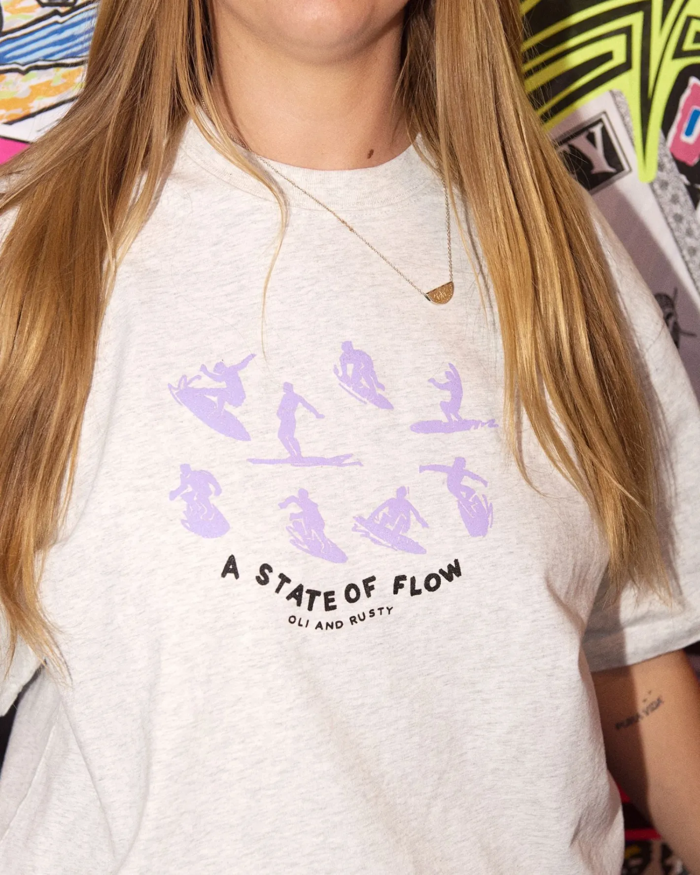 Fashion Oli X State Of Flow Tee Mens Tees