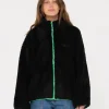 New Ollie Sherpa Zip Through Fleece Womens Hoodies & Fleece
