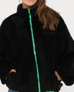 New Ollie Sherpa Zip Through Fleece Womens Hoodies & Fleece