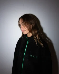 New Ollie Sherpa Zip Through Fleece Womens Hoodies & Fleece