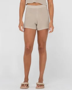 New Ophelia High Waisted Knit Short Womens Shorts