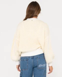 Outlet Ora Relaxed Fit Mock Neck Knit Womens Knitwear