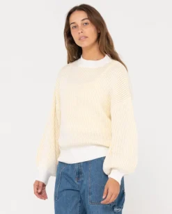 Outlet Ora Relaxed Fit Mock Neck Knit Womens Knitwear