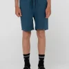 Online Overtone Linen Elastic Short Boys Kids Bottoms