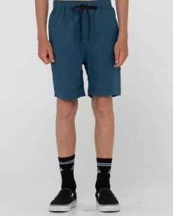 New Overtone Linen Elastic Short Boys Kids Garments