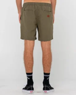 Flash Sale Overtone Linen Elastic Short Mens Shorts