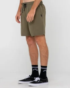 Flash Sale Overtone Linen Elastic Short Mens Shorts