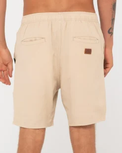 Online Overtone Linen Elastic Short Boys Kids Bottoms