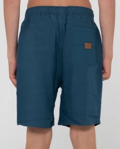 Online Overtone Linen Elastic Short Boys Kids Bottoms