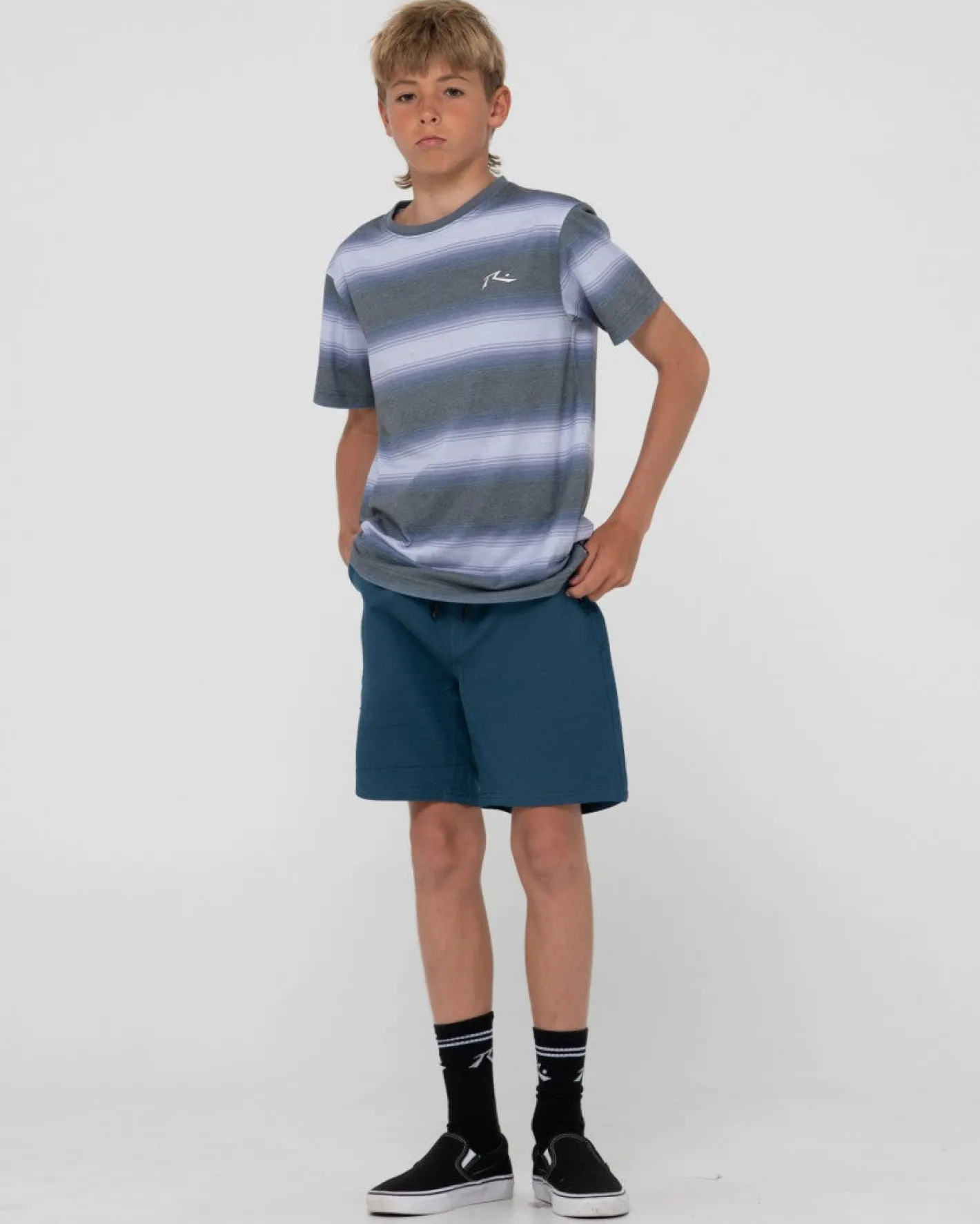 Online Overtone Linen Elastic Short Boys Kids Bottoms