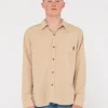 Cheap Overtone Long Sleeve Linen Shirt Mens Shirts