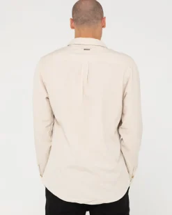 Flash Sale Overtone Long Sleeve Linen Shirt Mens Shirts