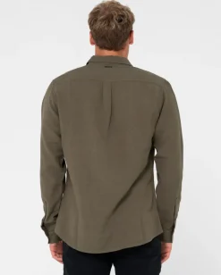Fashion Overtone Long Sleeve Linen Shirt Mens Shirts