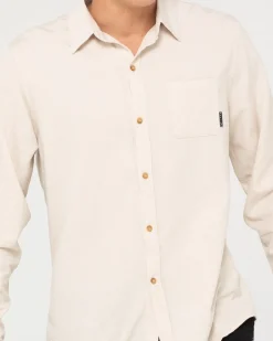 Flash Sale Overtone Long Sleeve Linen Shirt Mens Shirts