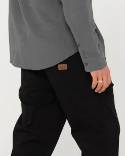 Cheap Overtone Long Sleeve Linen Shirt Mens Shirts