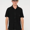 Cheap Overtone Short Sleeve Linen Shirt Mens Shirts