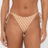 Flash Sale Panama Printed Midi Side Tie Bikini Bottom Womens Bikini Bottoms