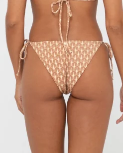 Discount Panama Printed Midi Side Tie Bikini Bottom Womens Bikinis